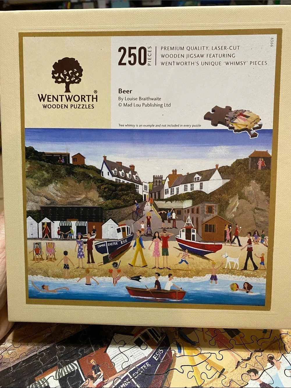 Wentworth Wooden Puzzles Beer by Louise Braithwaite Puzzle
